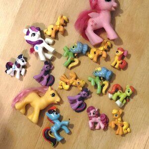 My Little Pony figurines smaller & medium size